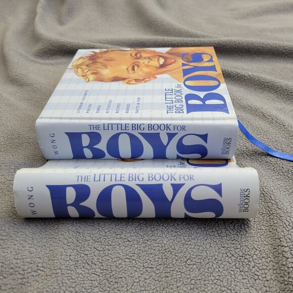 Books Other - ANTHOLOGY The Little Big Book for Boys Wong Welcome Books Poems Songs Story